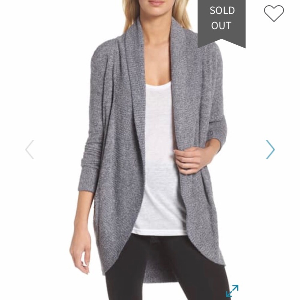 Barefoot dreams cozychic circle lite cardigan